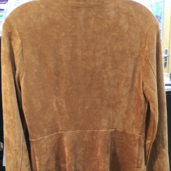 Long Swede Shirt Jacket - Picture 3 of 5